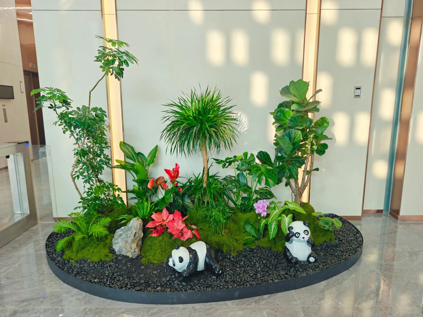 专业花木出租,宁波北仑打造别样景观